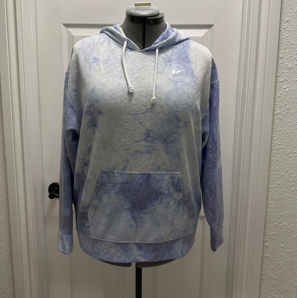 Nike Blue Tie-Dye Hoodie